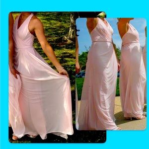 David’s Bridal Bridesmaid Dress /Size 0/ Color Petal